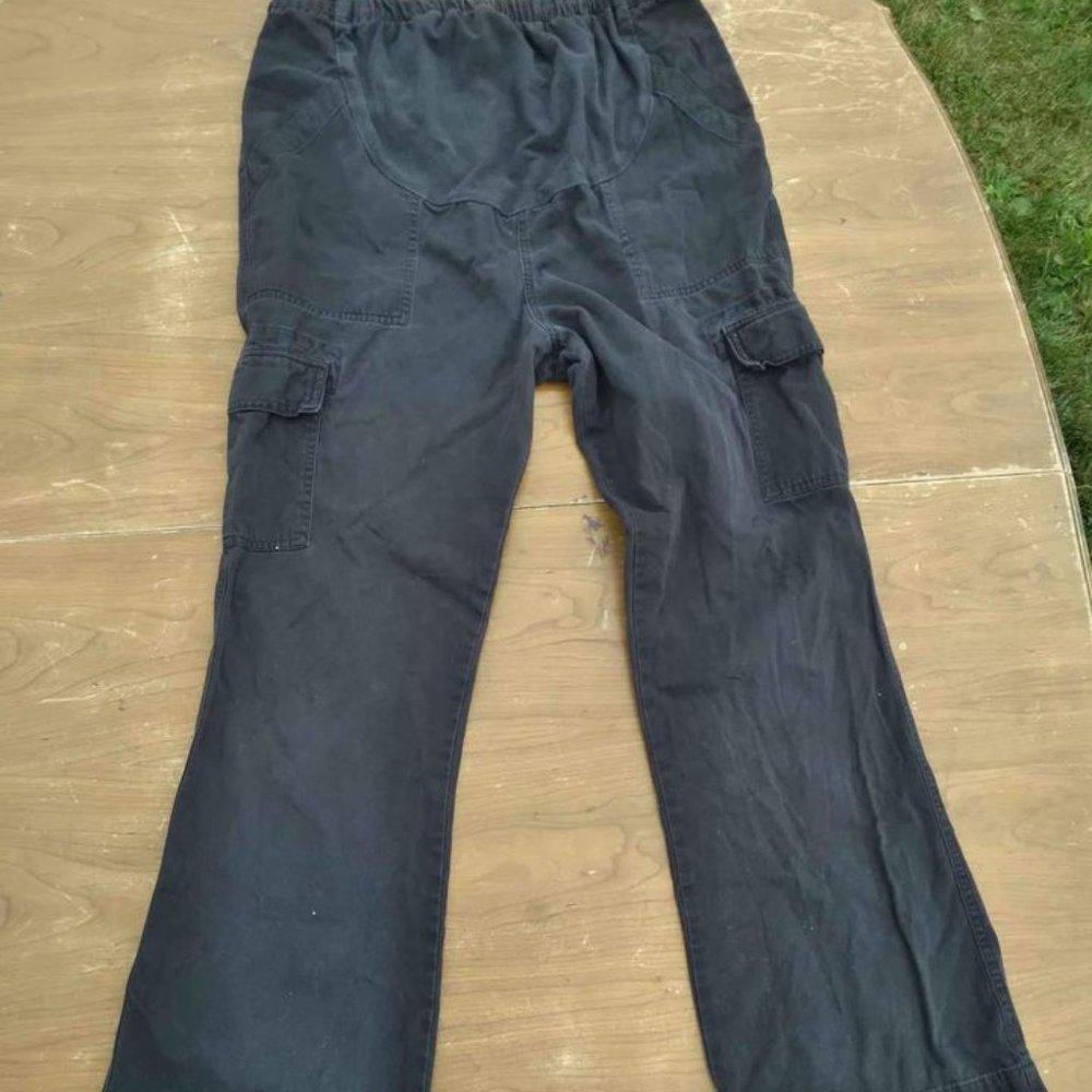 Motherhood Maternity Black Cargo Pants